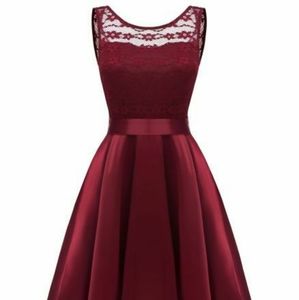 ladies summer dress round collar sleeveless